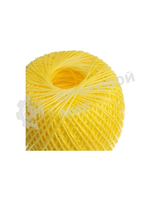 Шпагат полипропиленовый Сибртех 1200 текс, 1,7 мм, L400 м, желтый