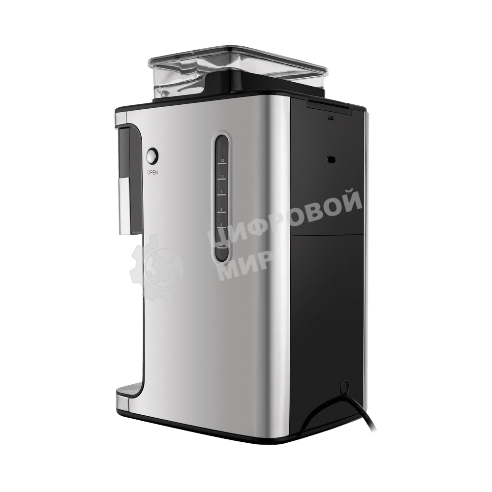 Кофеварка капельная Maunfeld MF-723S нержавеющая сталь, исп. кофе - зерновой/молотый, 1.5 л, 1050 Вт.