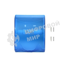 Диспенсер туалетной бумаги, малый Puff 7105, синий, пластиковый, 14,5х15,5х14,4 см