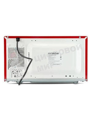 Микроволновая печь Hyundai HYM-D3037 красный, 20 л, 700 Вт, переключатели - кнопки, поворотный механизм