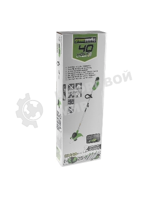 Триммер аккумуляторный GREENWORKS G40LTK2, 40 В, 0 Ач
