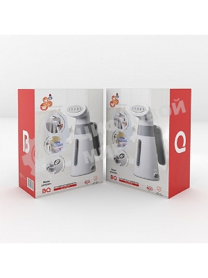 Отпариватель BQ SG1000H белый/серый, 600 Вт, 15 г/мин, 110 мл