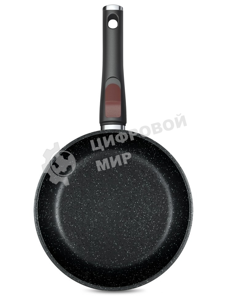 Сковорода НЕВА МЕТАЛЛ ПОСУДА L18020i 20 литая Индукция Гранит с/р