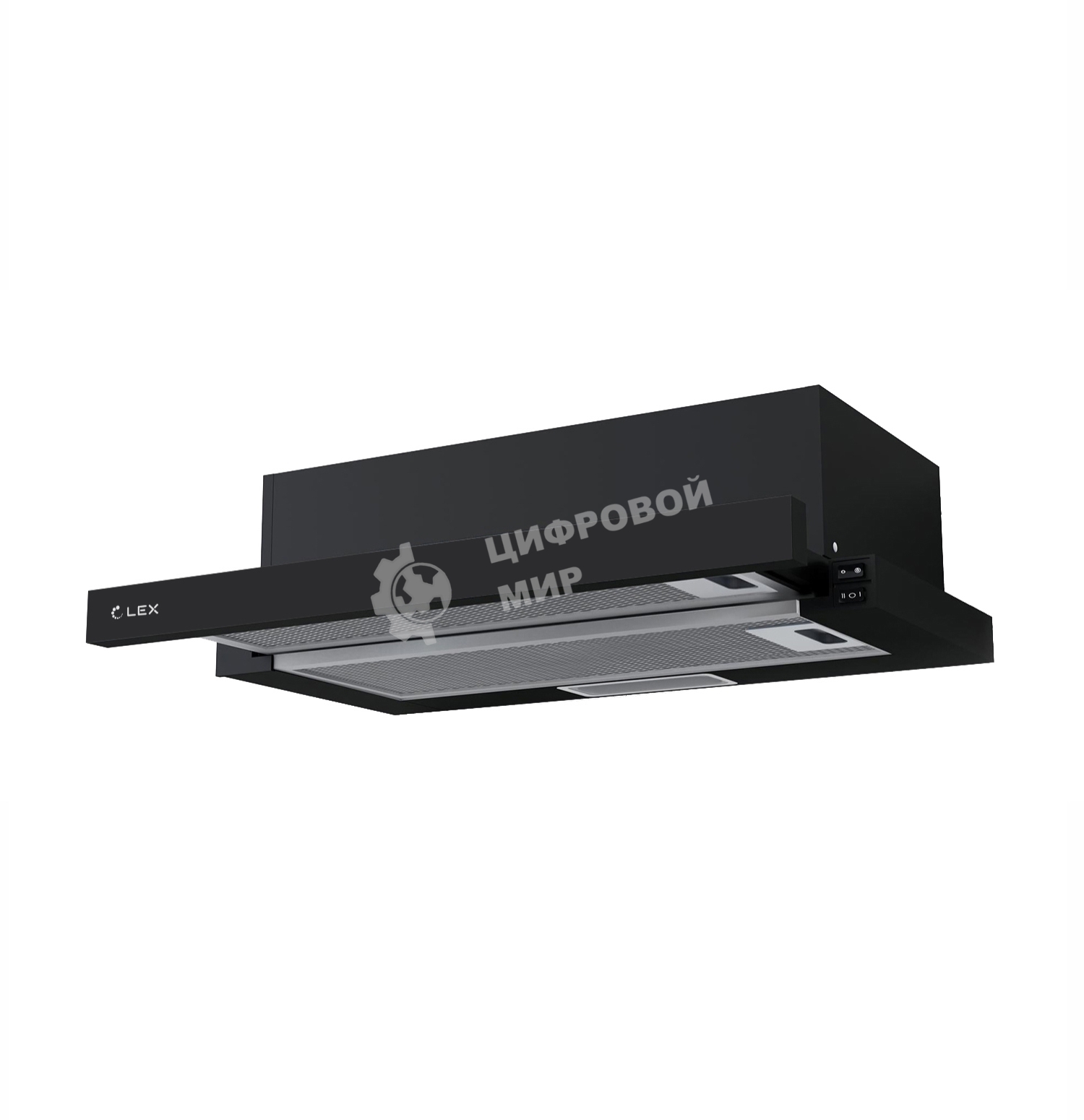 Вытяжка встраиваемая LEX Hide 600 черный