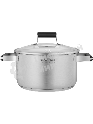Кастрюля Rondell Bayoneta RDS-1808 5.1 л. d=24 см (с крышкой) стальной