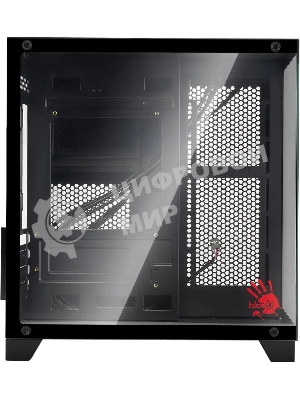 Компьютерный корпус Bloody BD-CC105 черный без БП mATX 5x120мм 1xUSB 2.0 1xUSB 3.0 audio bott PSU