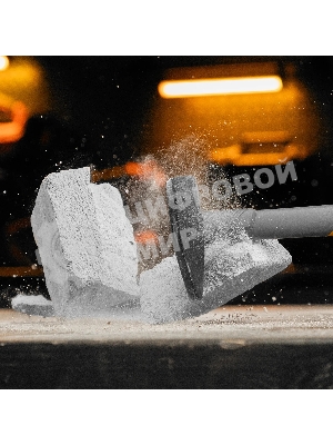 Молоток слесарный Denzel 200 г, кованый, фибергласовая рукоятка c TPR покрытием