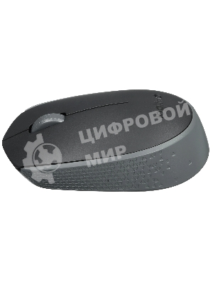 Мышь беспроводная Logitech M170 черный/темно-серый, 1000 dpi, радиоканал, USB, кнопки - 3