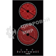 Варочная поверхность Hyundai HHE 3285 BG черный