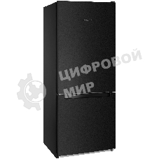 Холодильник Nordfrost NRB 121 B черный двухкамерный 170/70л морозилка снизу, капельная система