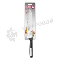 Нож Rondell Bayoneta RD-1570 стальной поварской лезв. 200 мм черный блистер