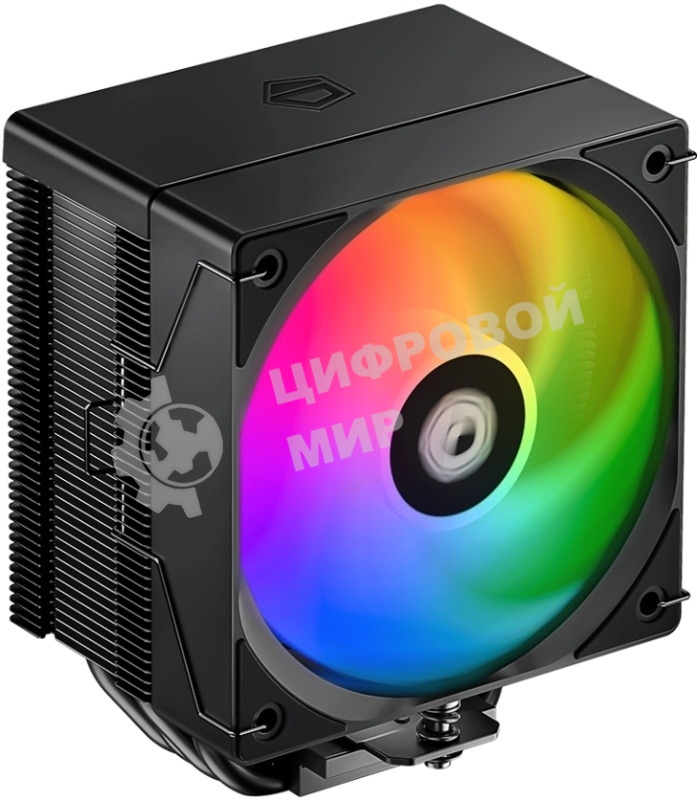Кулер Cooler ID-Cooling SE-904-XT ARGb BLACK LGA1851/1700/1200/115X/AM5/AM4 (TDP 180W, PWM, 4 тепл.трубки прямого контакта, FAN 100мм, Addressable RGb LED) RET