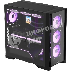 Компьютерный корпус AeroCool/Formula Air Power G8 черный без БП ATX 2xUSB 3.0 1xUSB3.1 audio bott PSU