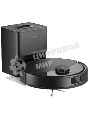 Робот-пылесос Roborock Q8 Max Pro Plus черный, 5200 мАч Li-ion, уборка сухая/влажная, пылесборник контейнер 0,5 л