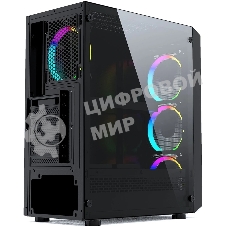 Корпус PowerCase Mistral Z4 Mesh LED, Midi-Tower, чёрный, 4 x 120 мм