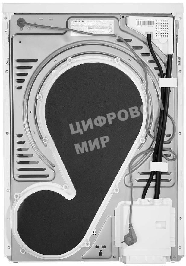 Сушильная машина MAUNFELD MFDM169WH белый, 9 кг, сушка - конденсационная, программ - 16, 59.5 x 84.5 x 64 см