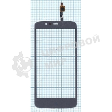 Сенсорное стекло (тачскрин) для ZTE Blade A310, серое