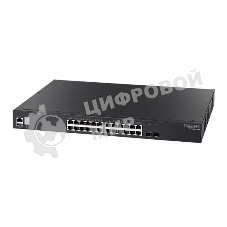 Коммутатор ECS4620-28T Edge-corE 24 x GE + 2 x 10G SFP+ ports + 1 x expansion slot (for dual 10G SFP+ ports) L3 Stackable Switch, w/1 x RJ45 console port, 1 x USB type A storage port, RPU connector, fan-less design, Stack up to 4 units