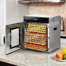 Сушка для фруктов и овощей Kitfort КТ-1967 15под. 1000Вт нержавеющая сталь