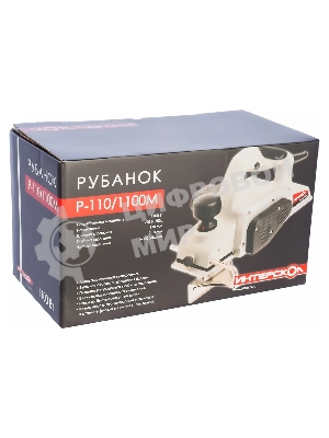 Рубанок ИНТЕРСКОЛ Р-110/1100М Рубанок 1100Вт,строг 110мм,гл стр.3мм,16000о/м,4.8кг 49.1.0.12