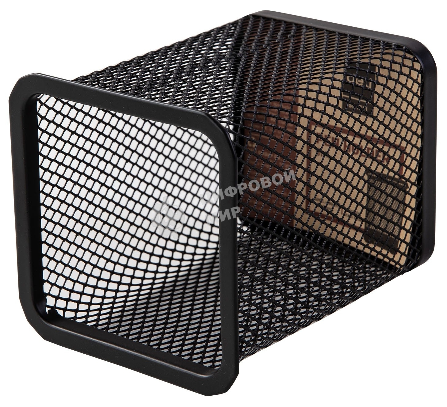 Подставка Deli E9174 для письменных принадлежностей, черный, металл, сетка