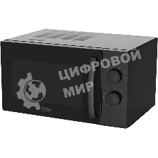 Микроволновая печь Beko SOLO MOF23300B черный, 23 л, 900 Вт, переключатели - поворотный механизм