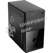 Компьютерный корпус Aerocool/Formula Cs-105, mATX, без БП, 187x361x355мм (ШxГxВ), USB 3.0 x1, USB 2.0 x1, металл 0,5мм, 120-мм вентилятор в комплекте, черный