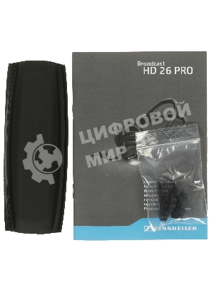 Проводные наушники Sennheiser HD 26 Pro черный, накладные, Jack 3.5/6.3 мм, складная чашка