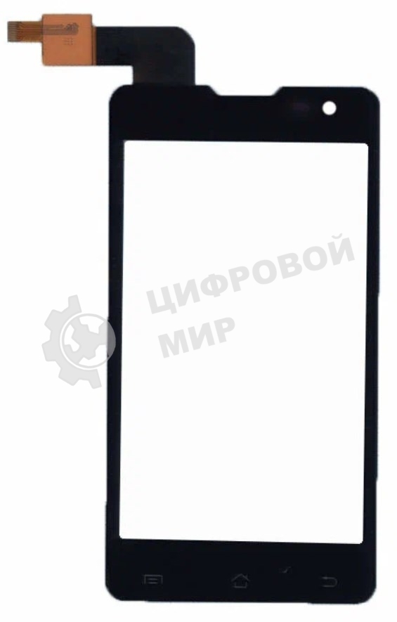 Сенсорное стекло (тачскрин) T399 VER1.2 для DNS S4003, черное