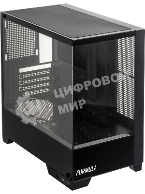 Компьютерный корпус AeroCool/Formula Cristal Z1M черный без БП mATX 2xUSB 2.0 1xUSB 3.0 audio bott PSU