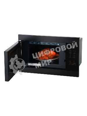 Микроволновая печь встраиваемая Samsung MG22M8054AK/BW черный, 22 л, 850 Вт, переключатели - сенсор