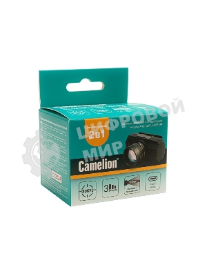 Фонарь налобный Camelion (15767) LED53779 черный