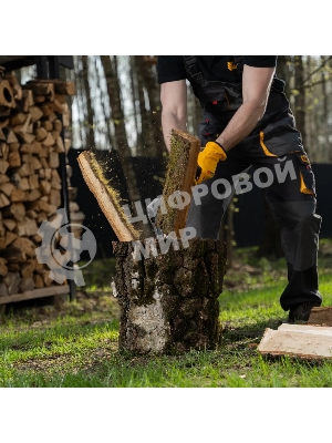 Топор кованый Denzel 1130 г, американский тип, буковая рукоятка, 430 мм, EFP