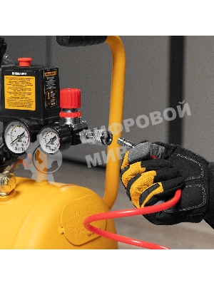 Компрессор воздушный Denzel DC1500/24 прям. привод, 1,5 кВт, 24 литра, 220 л/мин