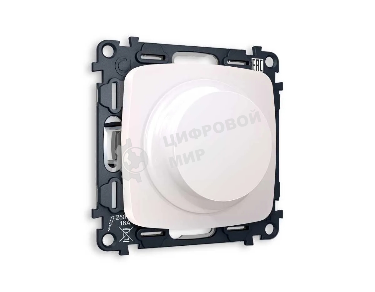 Комплект механизма светорегулятора универсального OMEGA Жемчуг 25-600W/LED 5-300W QUANT (OP2055, VM136) MO205510