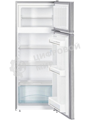 Холодильник Liebherr CTELE 2531-26 001 серебристый двухкамерный 189/44л морозилка сверху
