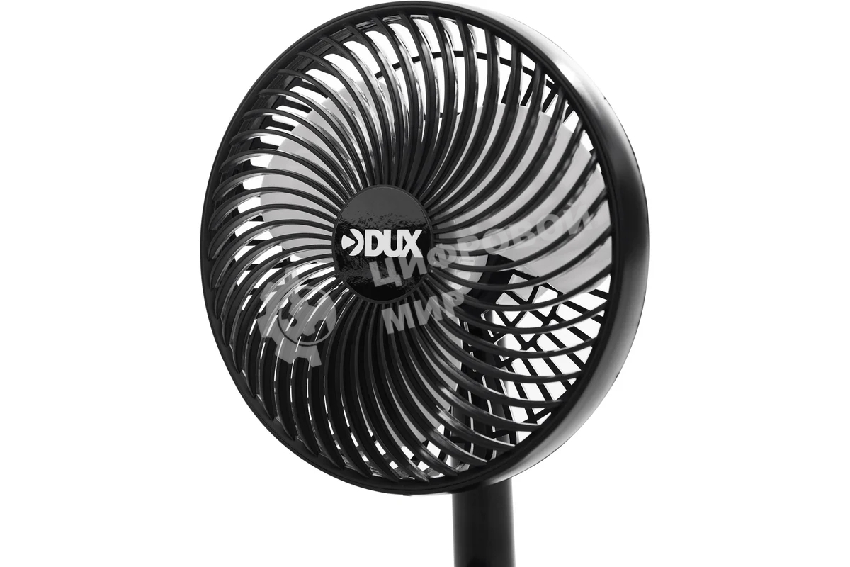 Вентилятор настольный DUX 60-0215 USB, черный, 6 Вт