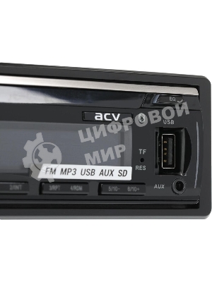 Автомагнитола ACV AVS-1719B, 1 DIN, Bluetooth, USB Type-A, AUX