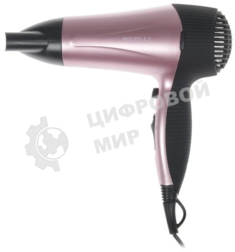 Фен Kelli KL-1109 фиолетовый/черный, 2000 Вт