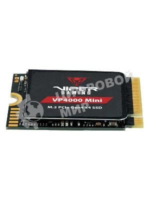 Накопитель SSD Patriot VP4000 Mini, 1Tb, PCIe 4.0 x4, M.2 2230, NVMe, R/W 5000/3500, с радиатором