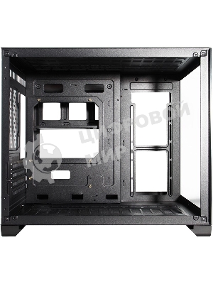 Компьютерный корпус 1STPLAYER MEGAVIEW MV6-T Black/mATX/MV6-TP-BK