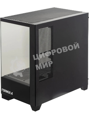 Компьютерный корпус AeroCool/Formula Cristal Z1M черный без БП mATX 2xUSB 2.0 1xUSB 3.0 audio bott PSU