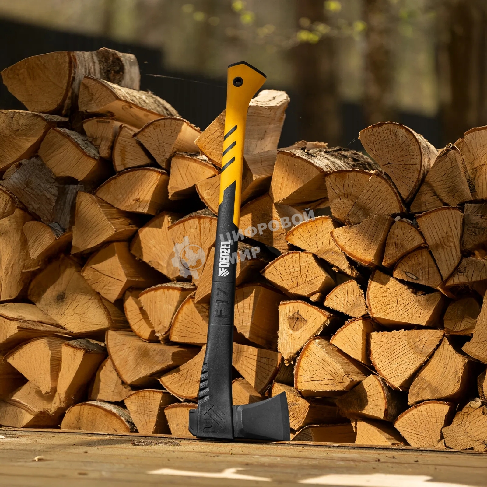 Колун Denzel F17 21438 2500 гр, двухкомпонентная рукоятка, 710 мм