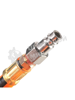 Шланг Patriot 520002440 пневматический армированный на автоматической катушке PHC 15/16H (прямой, гибрид , длина 15 м, диаметр 10х16, раб/макс давление  20/60 бар, мин/макс температура -5/45С, быстросъем рапид, резьба 1/4