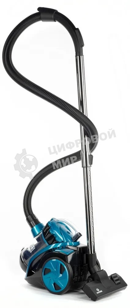 Пылесос Eurostek EVC-3001 синий, 400/2200 Вт, уборка сухая, пылесборник контейнер 2.5 л
