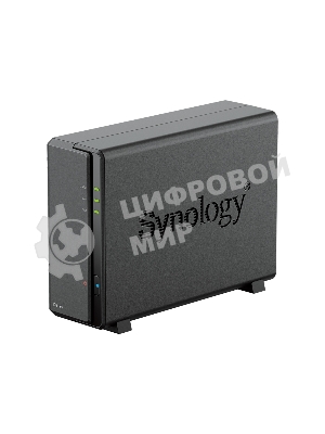 СХД SYNOLOGY настольное исполнение 1BAY NO HDD DS124