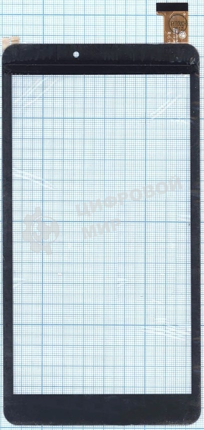 Сенсорное стекло (тачскрин) ZHG-0115B, черное