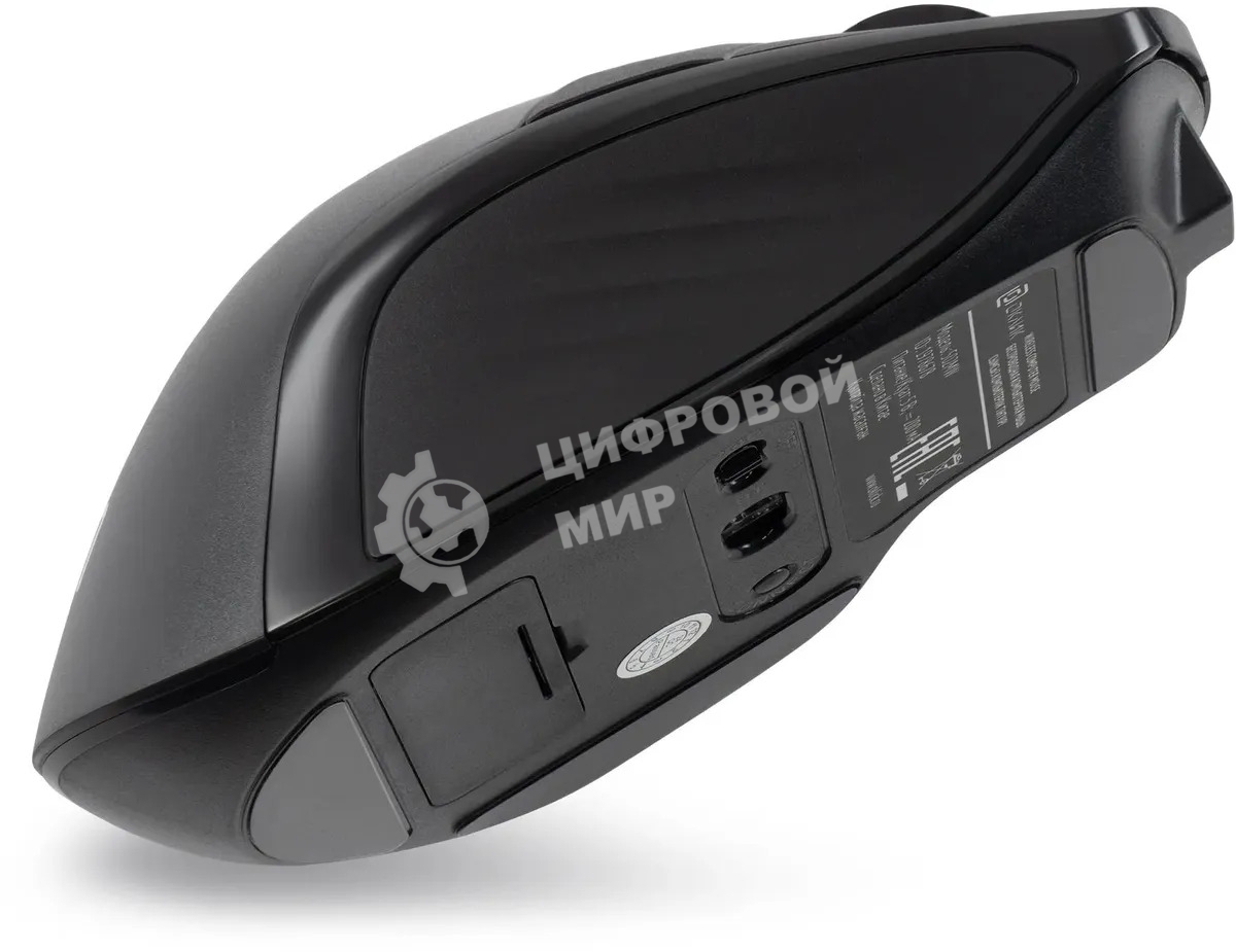 Мышь беспроводная Oklick 502MW черный, 2400 dpi, радиоканал, Bluetooth, USB, кнопки - 9