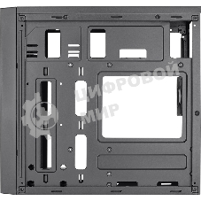 Компьютерный корпус Aerocool/Formula Cs-108-S-BK-v1 (mATX, без БП, USB 3.0 x1, USB 2.0 x1, 8см black fan x1)