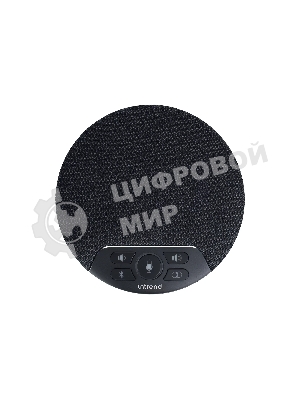 Спикерфон Intrend ITSPH-W200 4 капсюля, BT+USB, эффективный радиус 3м, ANC, AEC, AGC, полнодуплексная связь, беспроводное каскадирование 2х спикерфонов, аккумулятор: время работы в режиме разговора до 12 часов. В комплекте USB-dongle